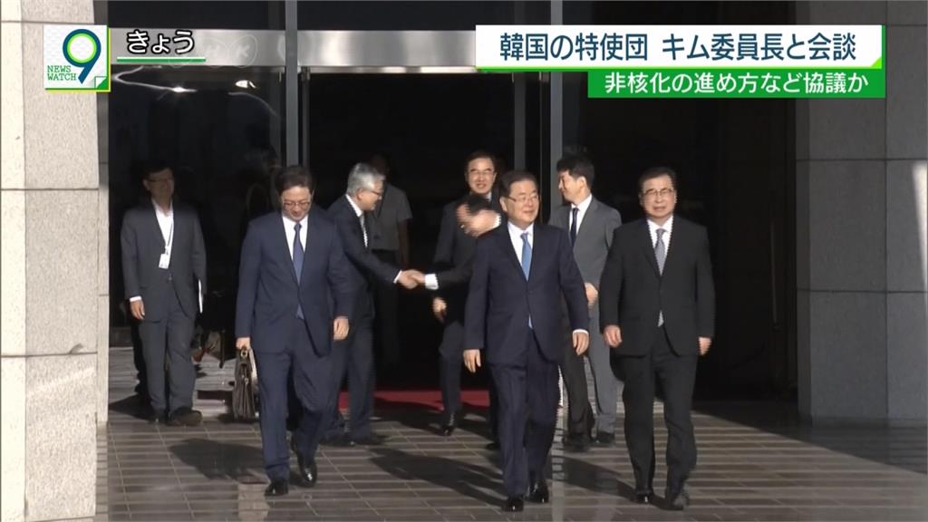 南韓特使團今訪北朝鮮 遞交文在寅親筆信
