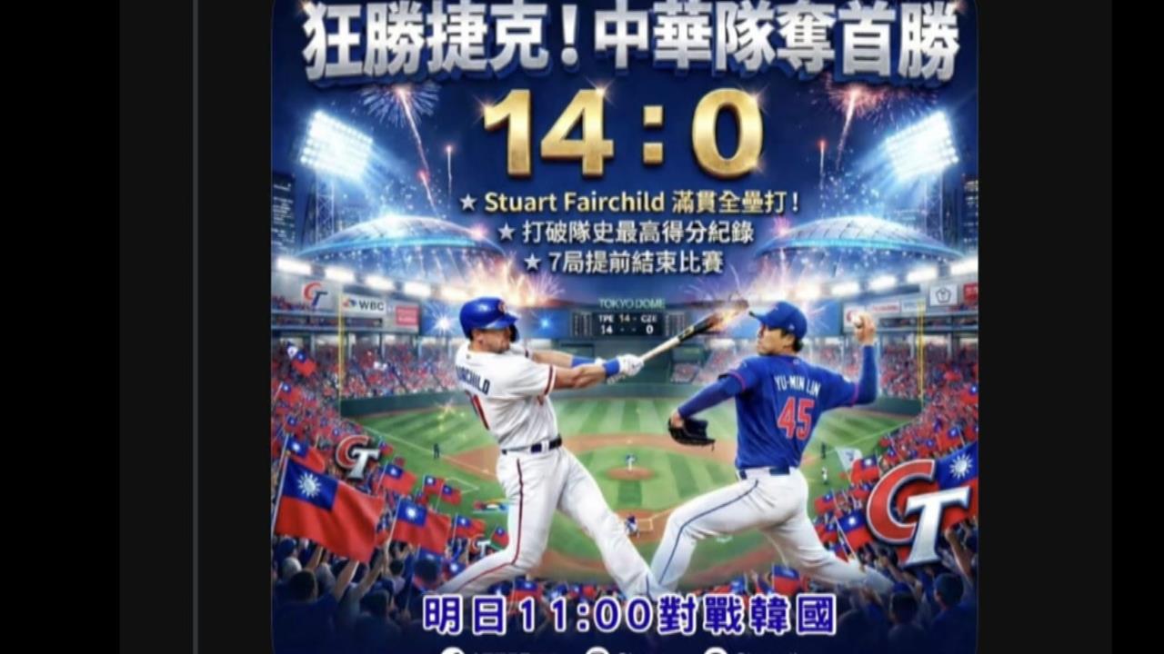 糗到爆！國民黨蹭棒球熱　AI圖片「林昱珉變右投」
