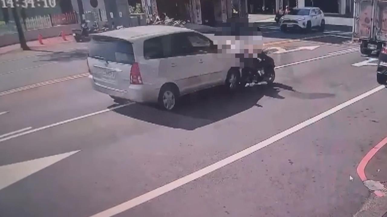 疑疲勞駕駛！７３歲男撞倒騎士　一路滑行再撞多輛機車