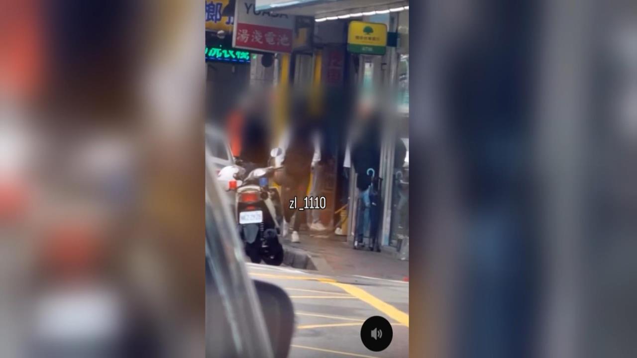 替女友出氣! 男子駕車衝撞 店主撂黑衣人 現場火爆!