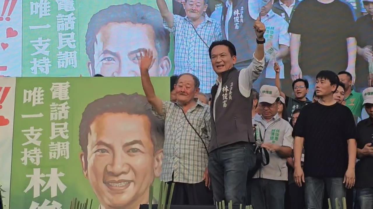台南市長初選拚戰！　林俊憲封街造勢　陳亭妃勤走基層