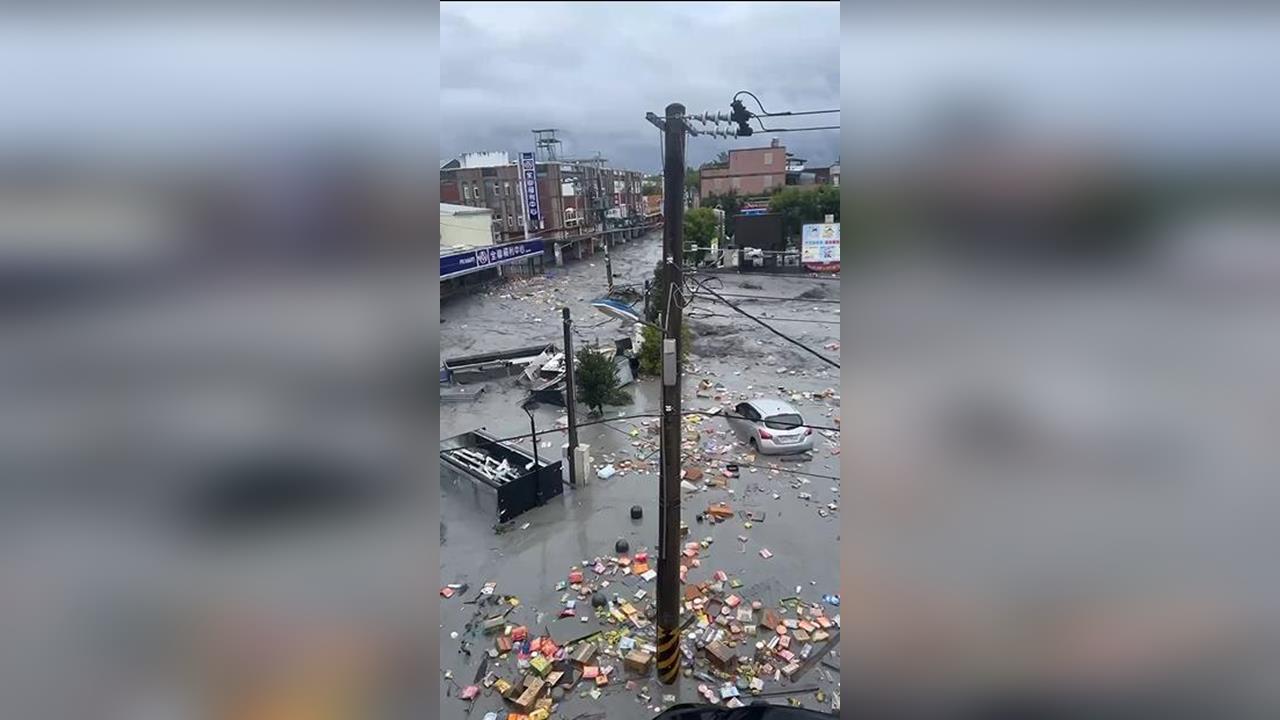 快新聞／馬太鞍溪堰塞湖「黑水」灌光復市區　釀2死、3人失聯、263人受困