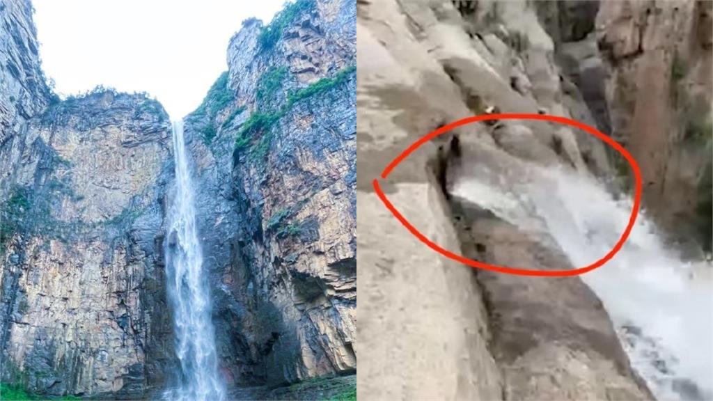 連景點都要騙！中國雲台天瀑「水管放水」詐欺遊客　景區不演了官宣造假