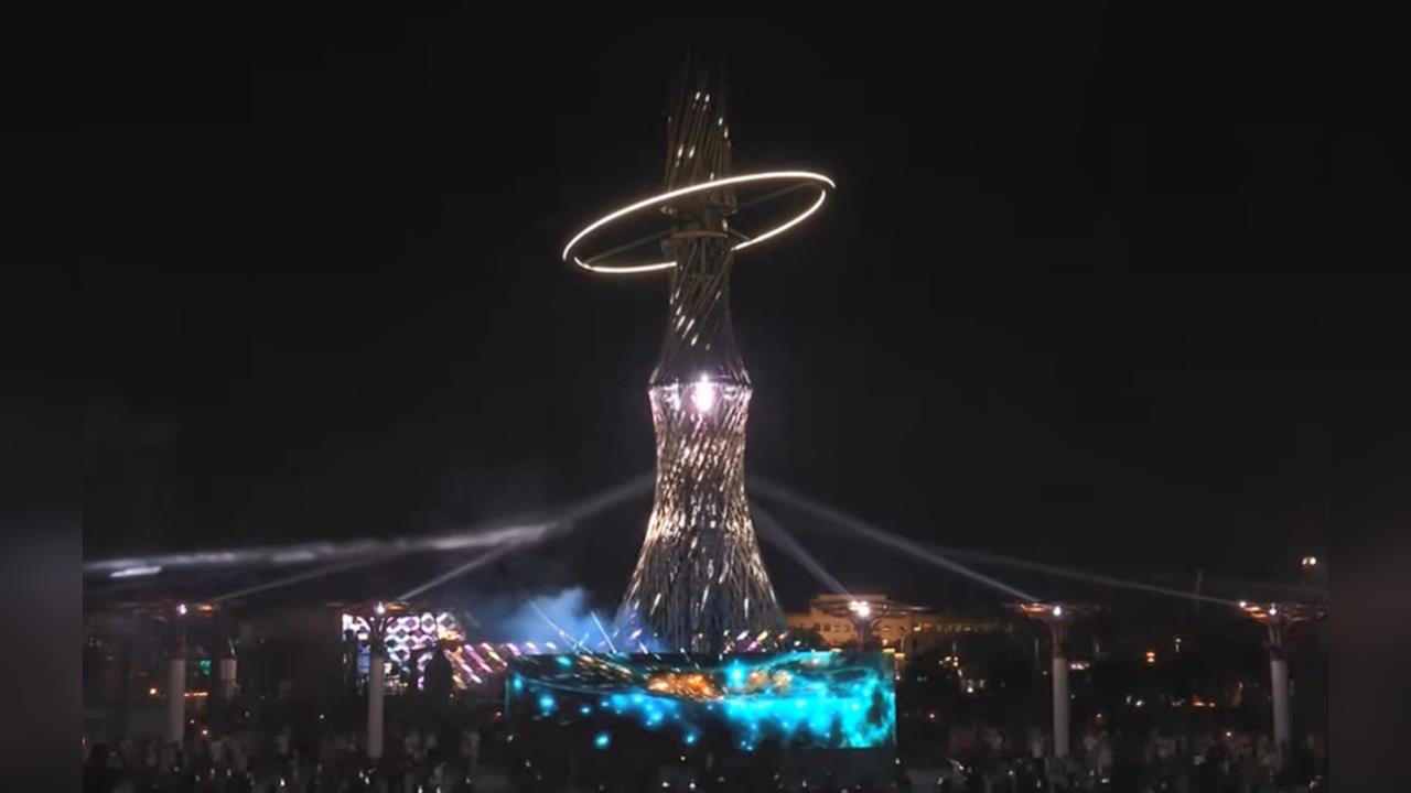 2026台灣燈會嘉義登場　21公尺主燈「光沐」搶先展演