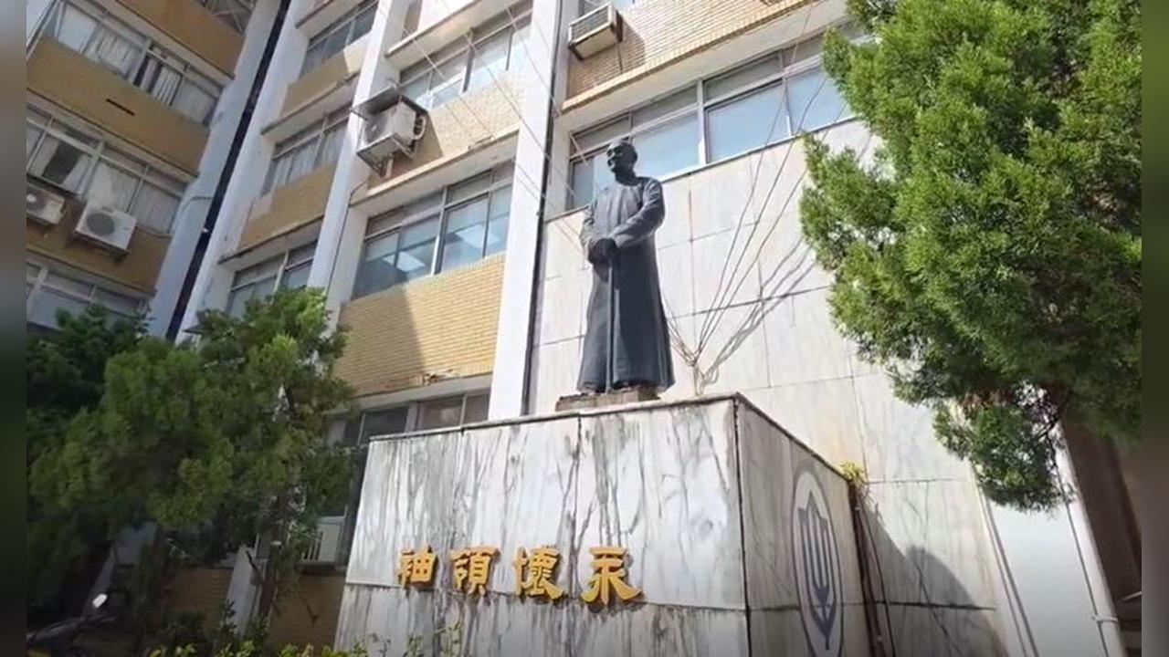 基隆僅存蔣介石銅像　台船廠內矗立46年
