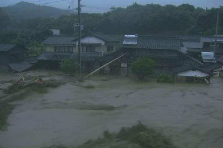 九州成水鄉 暴雨讓40萬人有家歸不得