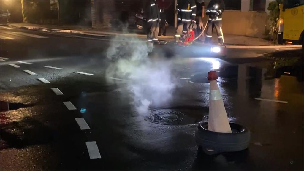 台電地下電纜線燒熔冒煙　彰化田中28戶突停電