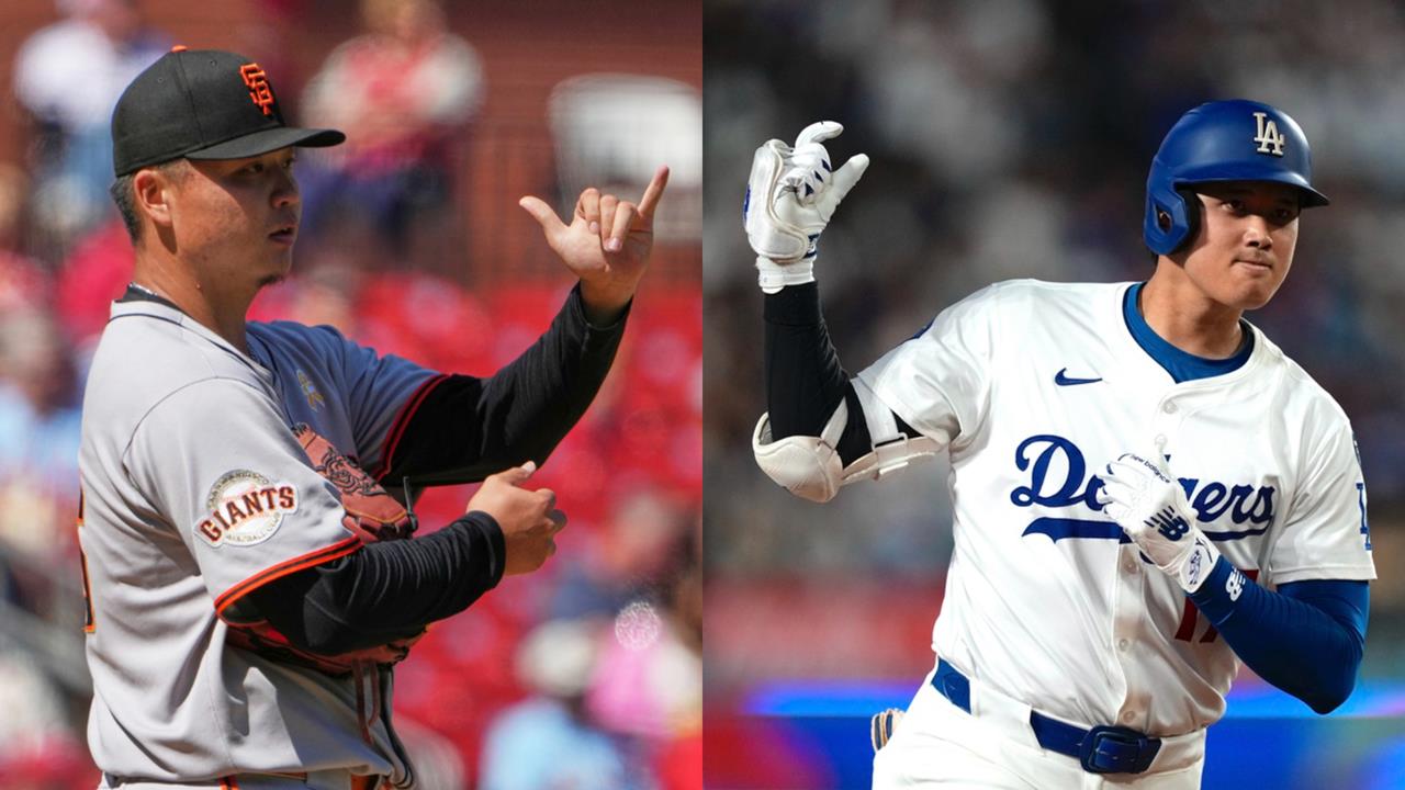 MLB(影)／「威谷對決」首回合　鄧愷威速球讓大谷翔平揮空賞出老K！
