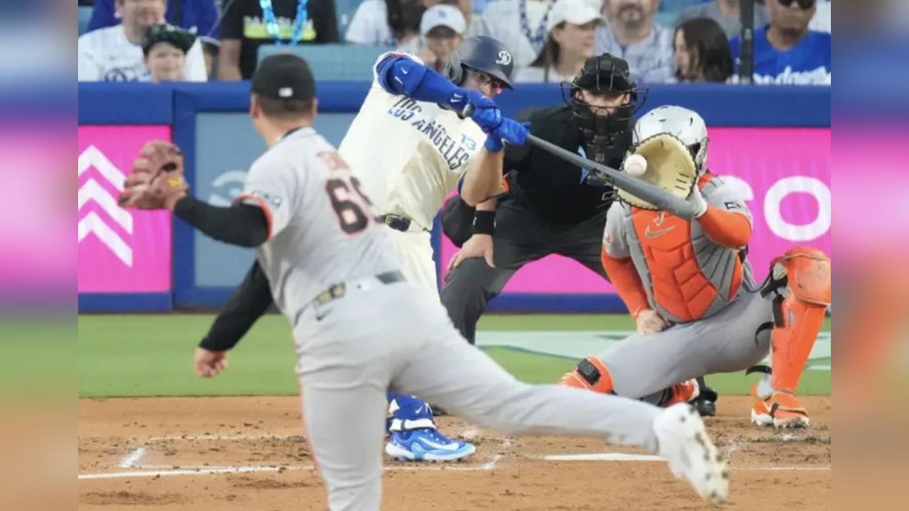 MLB(影)/鄧愷威先發2度三振大谷翔平!整場投出3顆觸身球遭道奇球迷狂噓