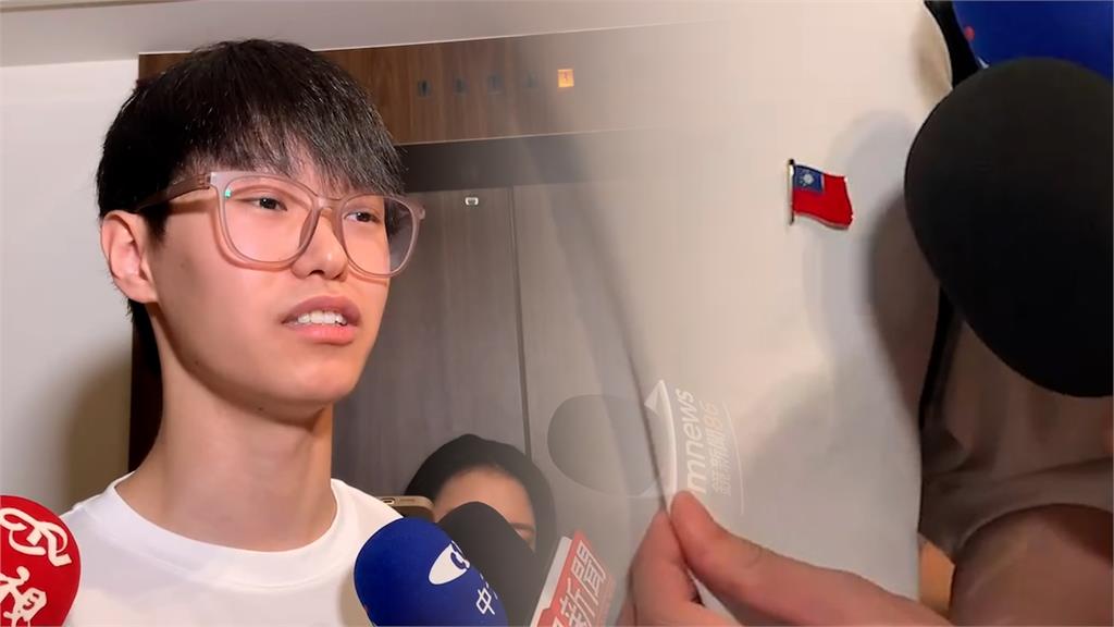 曾向柯文哲提問的中國留學生　見侯友宜別台灣國旗胸章：對這比較有感情
