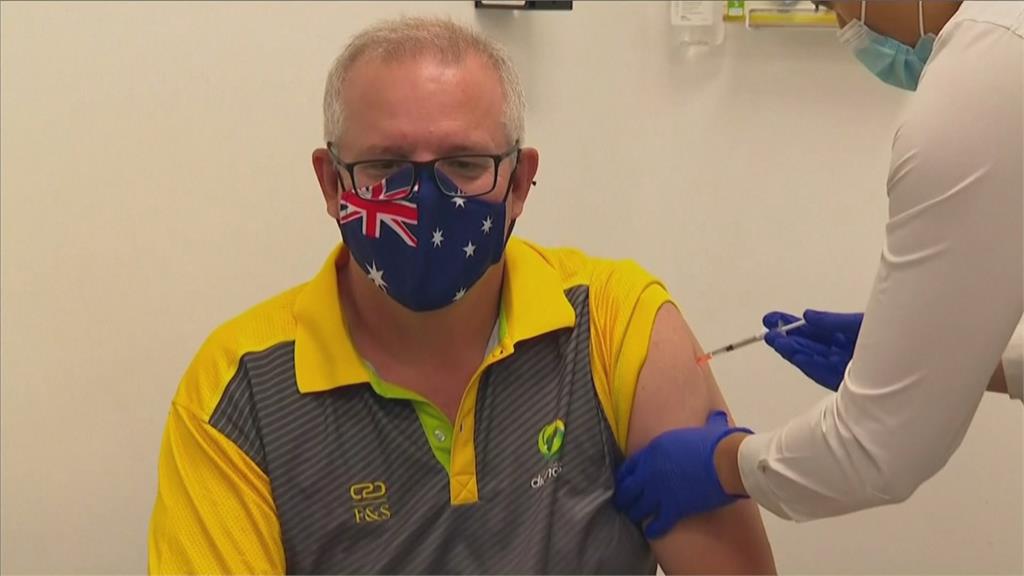 澳洲輝瑞疫苗開打 總理莫里森領頭接種