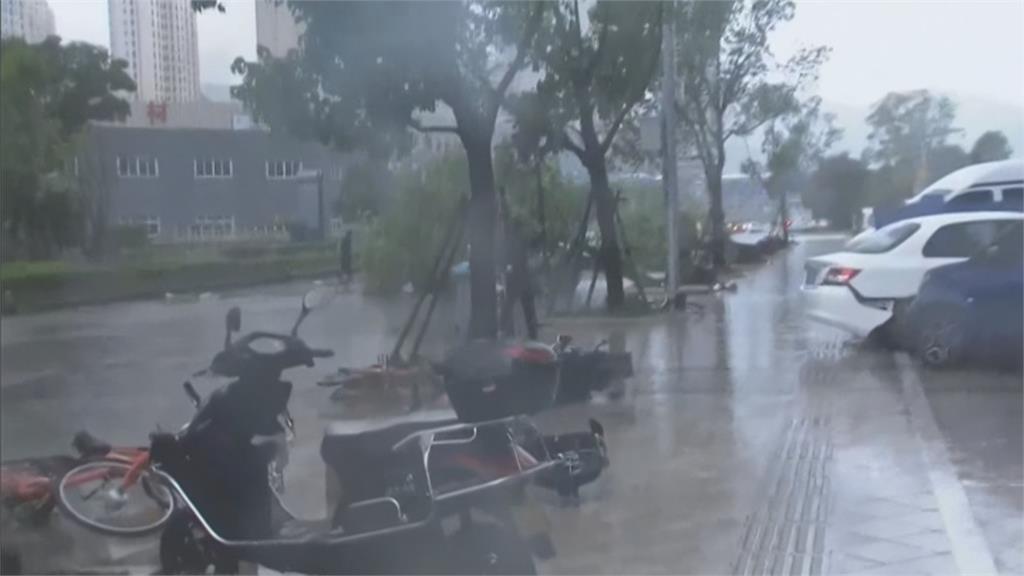 「哈格比」無情登陸浙江 樂清狂風暴雨水淹車 江蘇、上海挫咧等