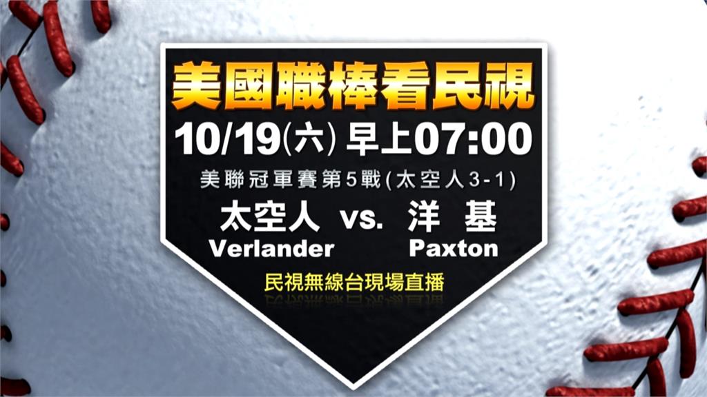 MLB／洋基背水一戰 太空人派韋蘭德拚勝