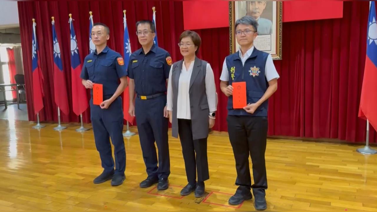 彰警獲打詐、掃黑、肅槍三料冠軍　縣長王惠美現身表揚