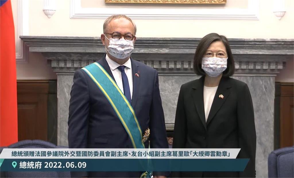 快新聞/見蔡英文讚美麗國家 法外委會副主席當面承諾:助台反抗壓迫者