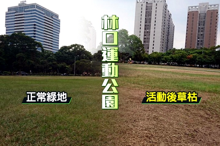 水樂園辦完草也枯了 主辦議員承諾復原