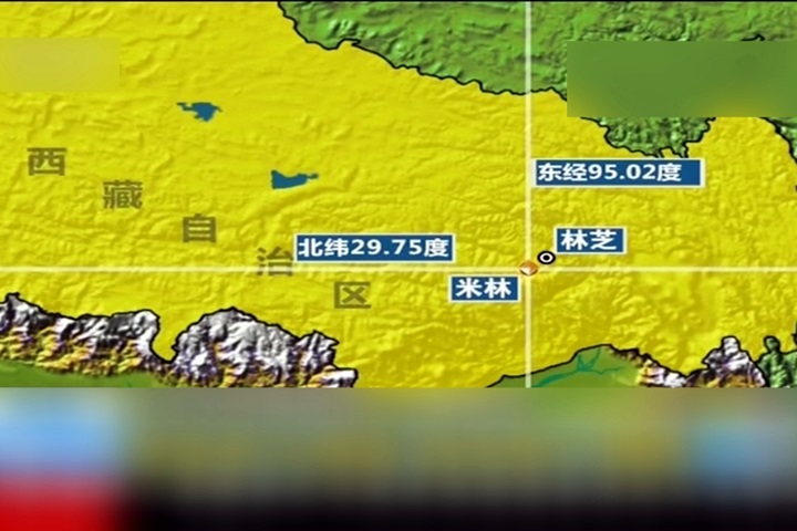 西藏林芝市6.9強震 餘震數十起
