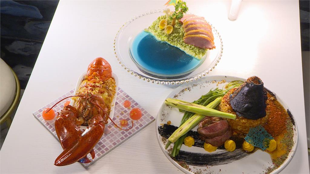 海島燉飯的美景 明太子醬做「熔漿」秒噴發