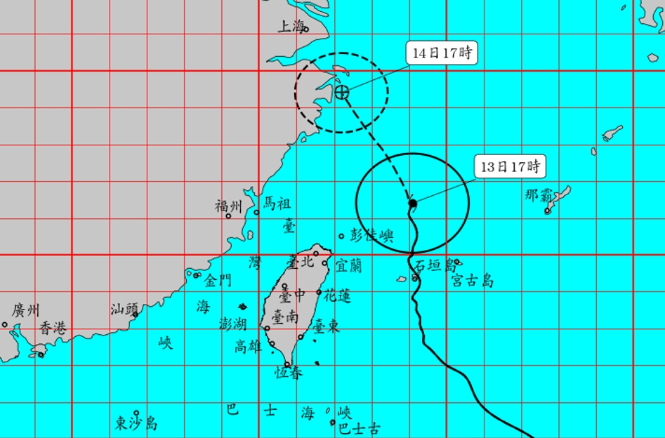 快新聞／梅花颱風「解除海警」　今晚至明仍須注意強風、長浪
