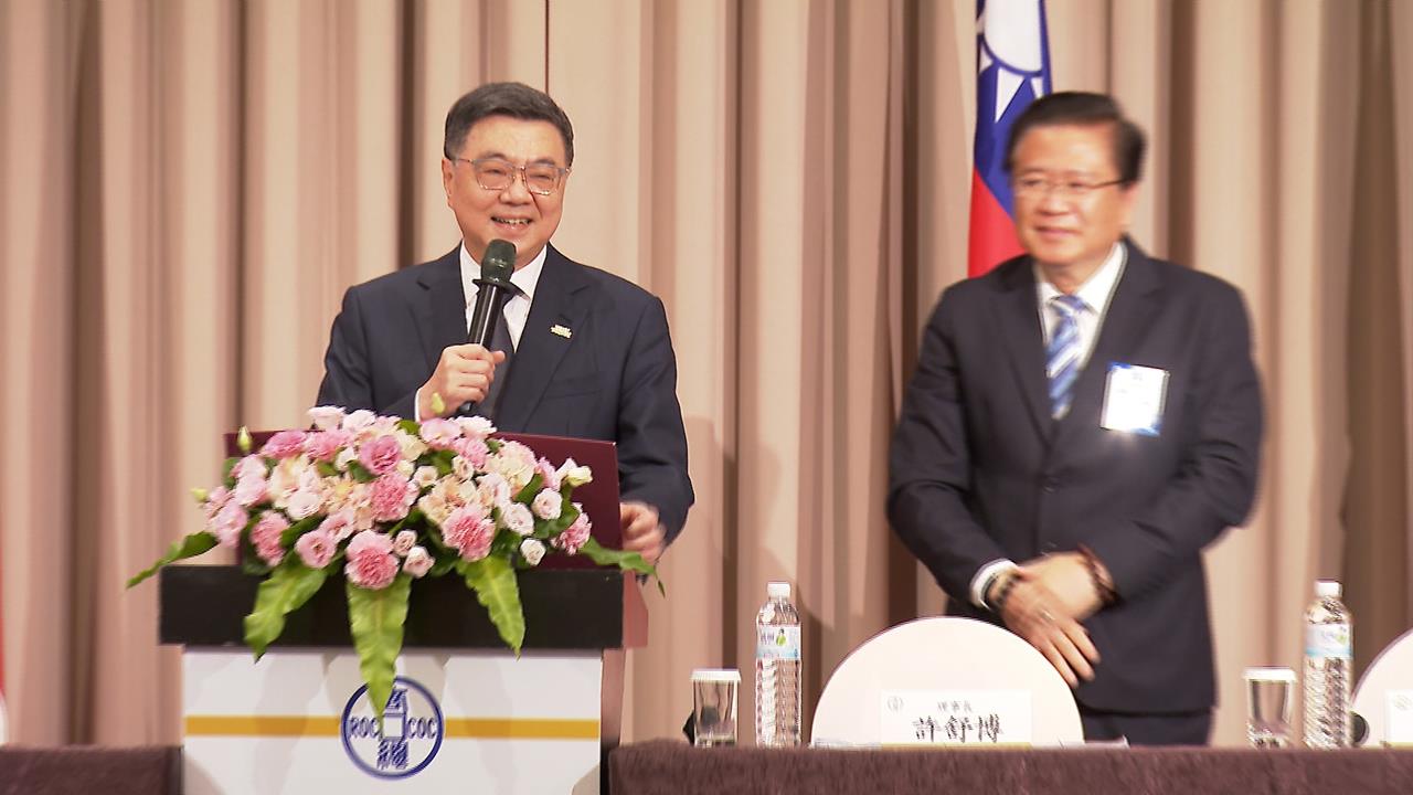 「我有資格講！」王金平籲總預算快過　商總代表大會卓榮泰也現身