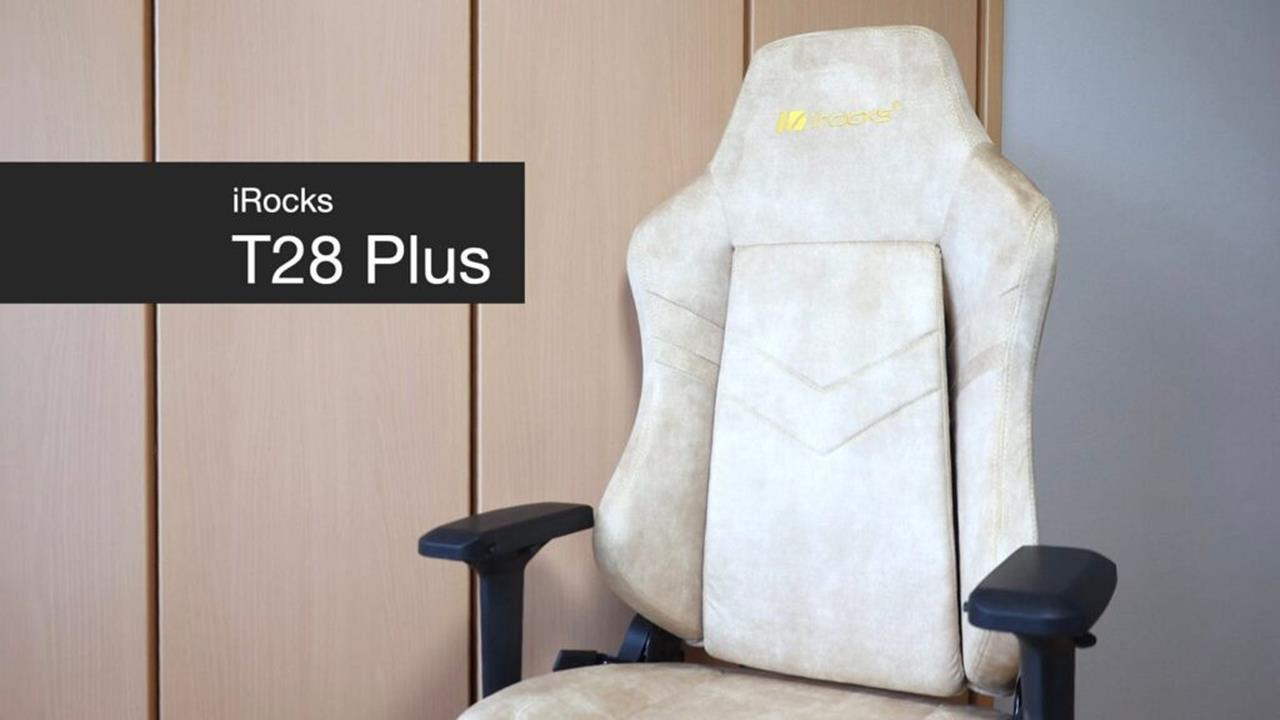 iRocks 質感貓抓布電腦椅 T28 Plus 冬天更有溫度,坐著躺著都可以
