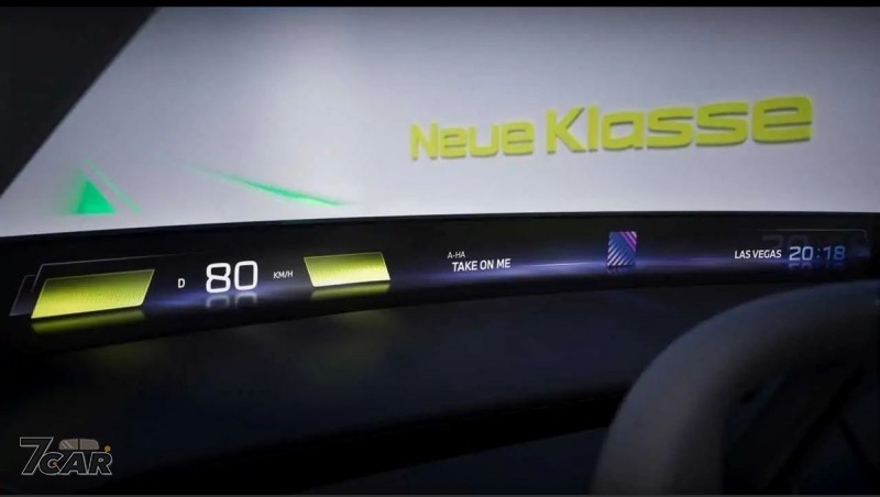 中控雙螢幕配置將消失 ? BMW 公開 Neue Klasse 平台車款將採用薄型儀表與大型 HUD