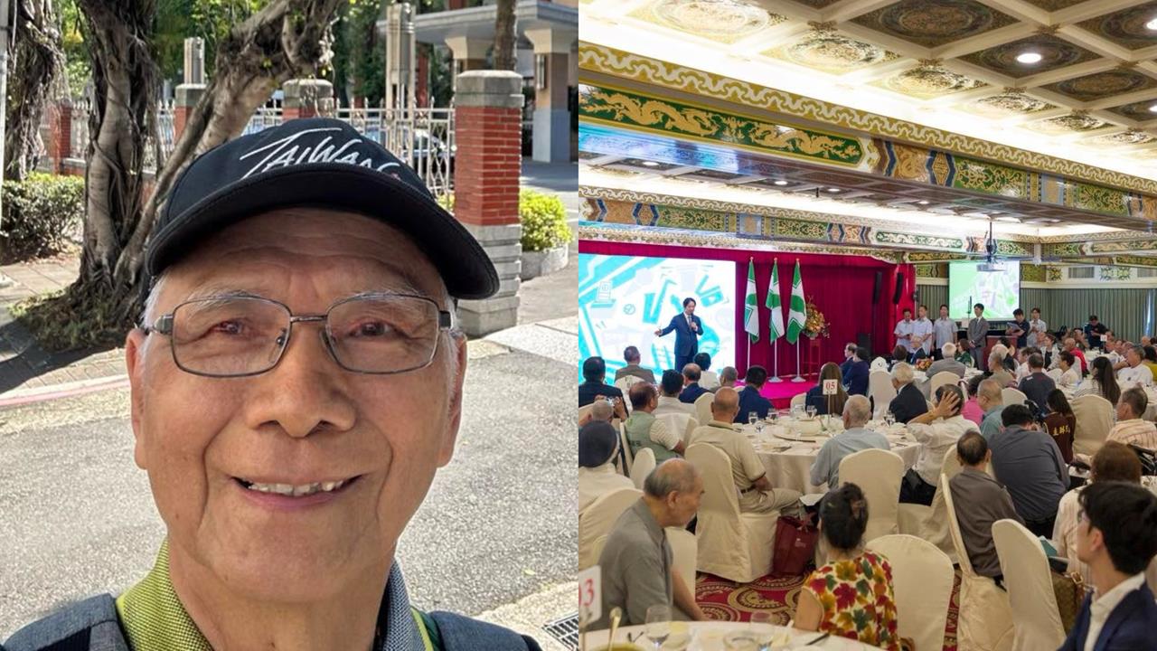 飯店吃飯驚見「白髮老翁」竟是游錫堃！「78歲近況曝光」網看淚：水牛伯辛苦了