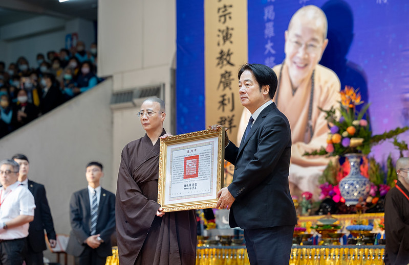 快新聞／追思淨耀法師！賴清德頒褒揚令　表彰奉獻慈悲精神