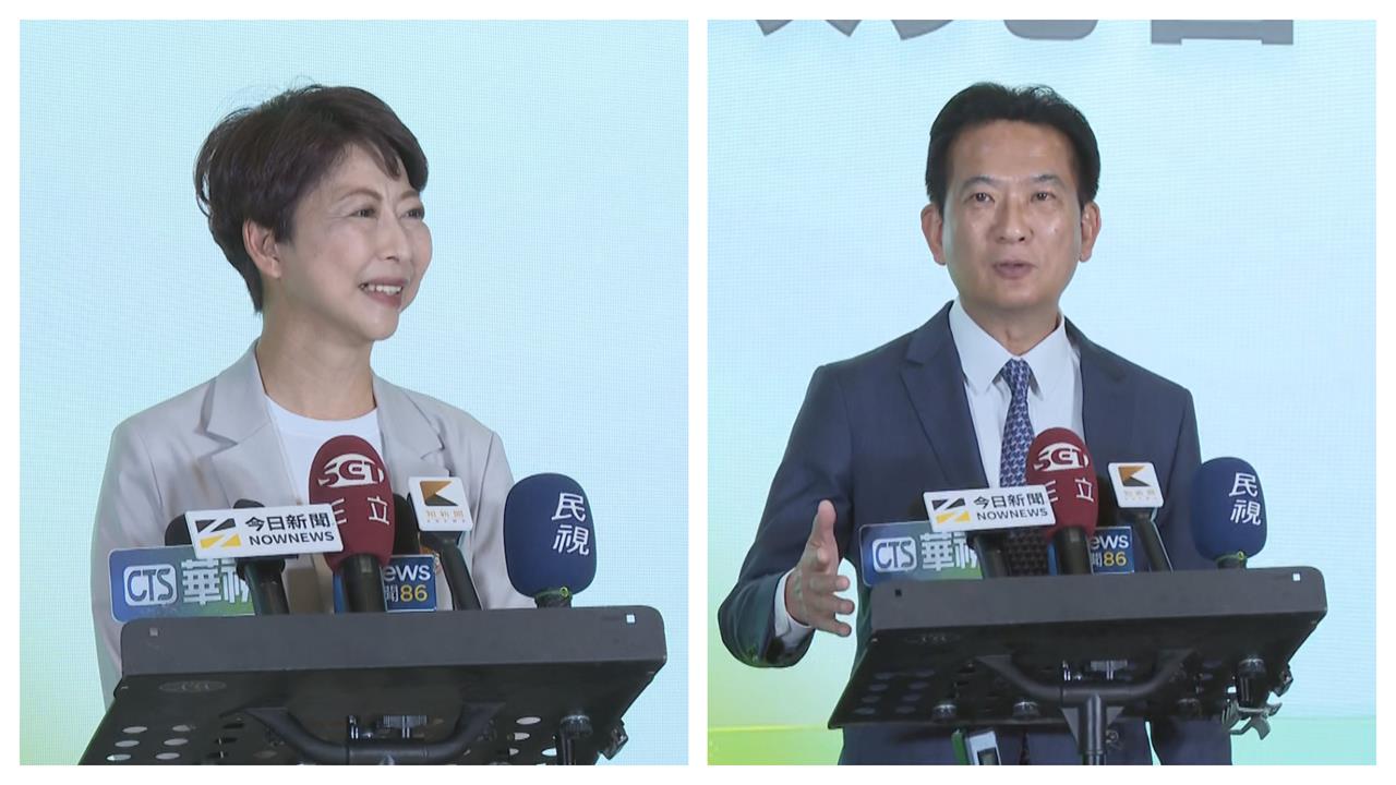 快新聞／綠營台南市長初選電視政見會前交鋒　林俊憲、陳亭妃發言一次看