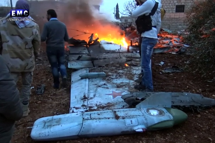 俄戰機遭敘利亞擊落 飛行員被射殺