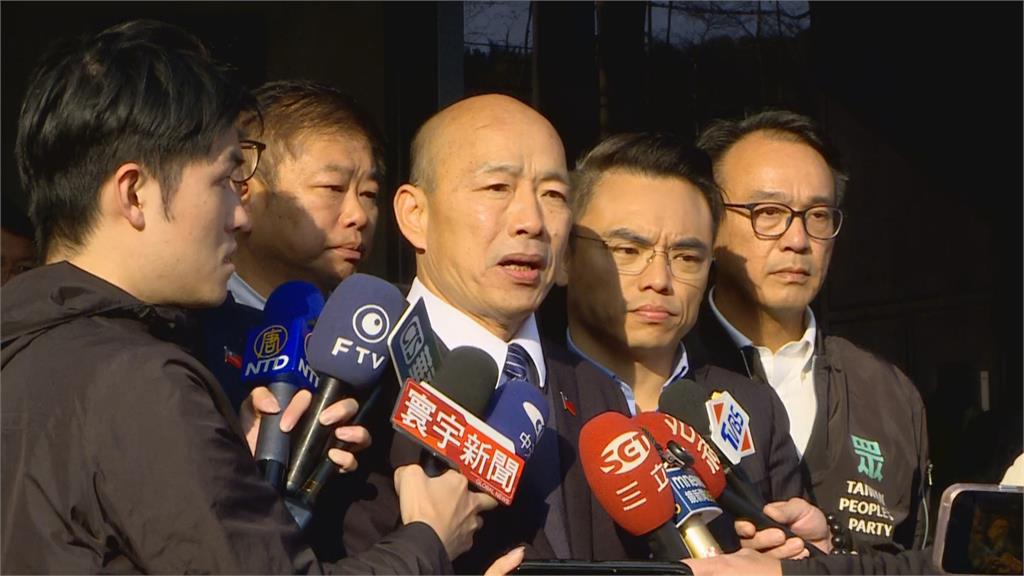快新聞／韓國瑜赴新竹弔唁　喊話法務部：讓柯文哲見柯爸最後一面