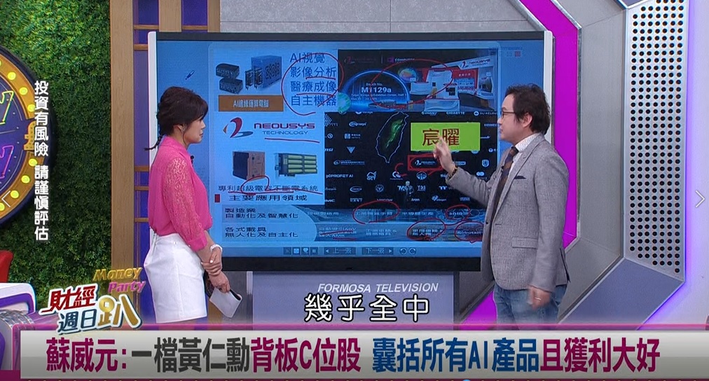 週日趴(影)／達人:一公司獲利領先人形機器人族群 均線黃金交叉向上
