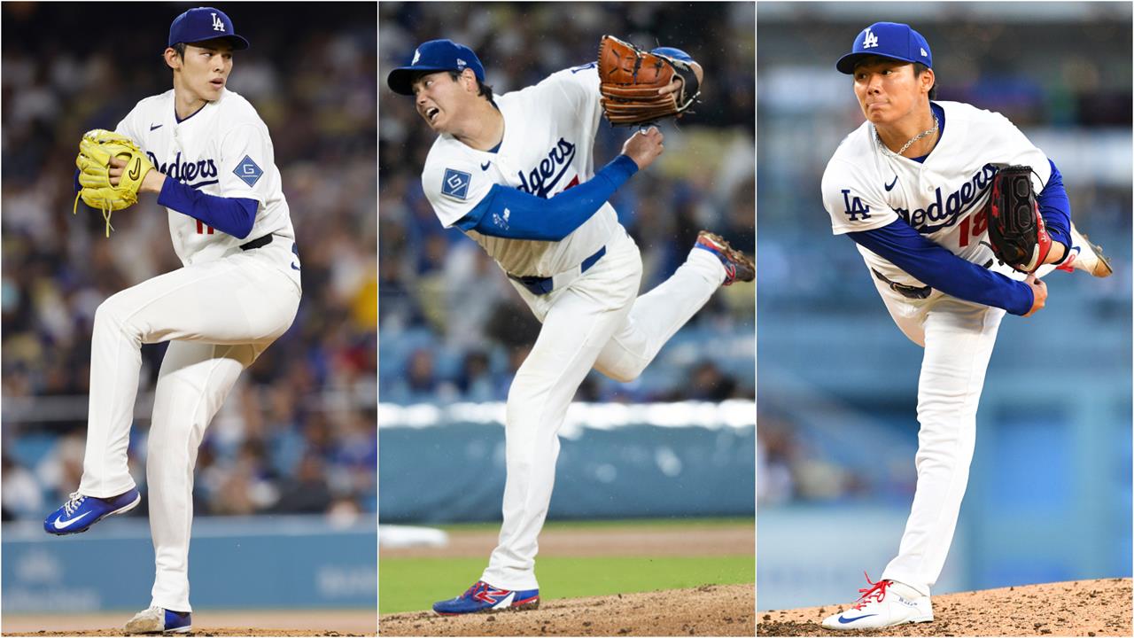 MLB/史上第一次!道奇「朗希+大谷+山本」連三場日投先發 武士輪值創大聯盟紀錄