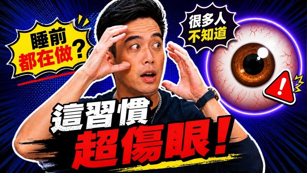「不眠馬拉松追劇」險失明！醫揭藍光恐提升白內障、乳癌風險！