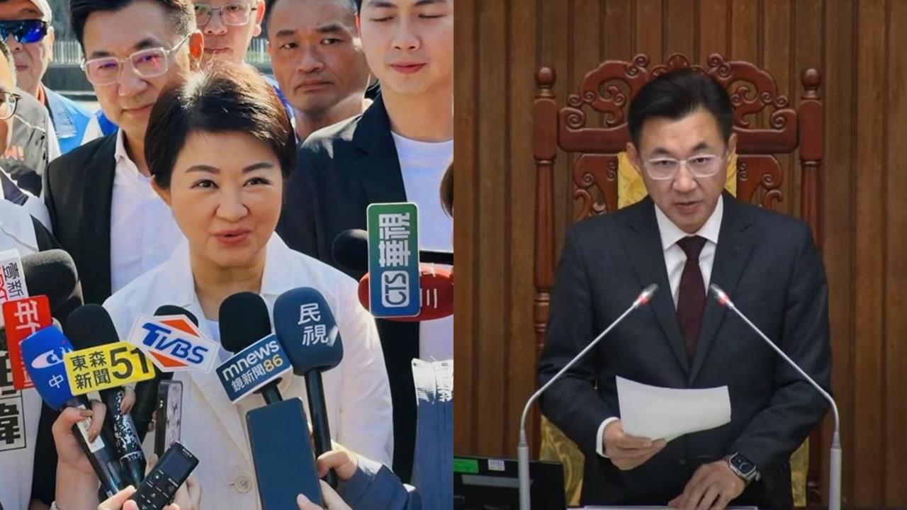 江啟臣表態「參選台中市長」對決楊瓊瓔!盧秀燕僅「6字回應」微妙引揣測