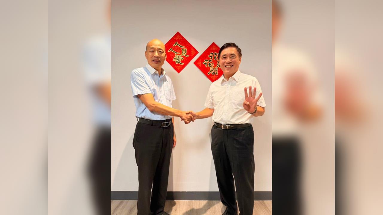 快新聞/郝龍斌拚黨魁!缺席辯論跑雲林 韓國瑜端咖啡、蛋糕款待