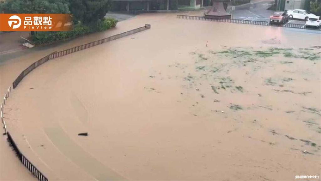豪雨狂襲新竹縣！6鄉鎮緊急宣布停班停課 