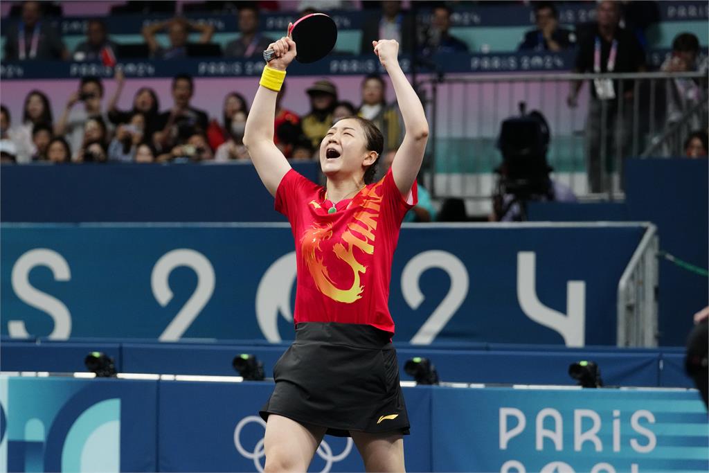 巴黎奧運／陳夢衛冕奧運桌球女單金牌　表哥黃曉明激動「啊啊啊」連發