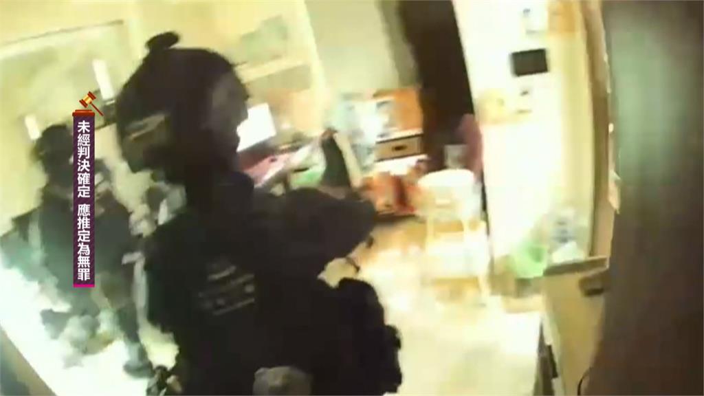 台中刑大破網路賭博案　嫌犯妻見警破門嚇壞狂尖叫