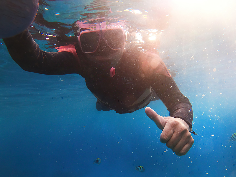 綠島<em>浮潛</em>天堂近在咫尺　專業潛水教練帶領走進瑰麗水中世界