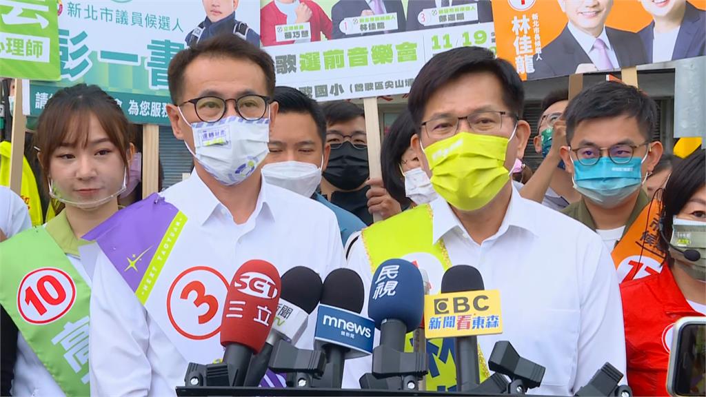 侯友宜助選張善政　林佳龍合體鄭運鵬：我們有政策合作跟他們不一樣