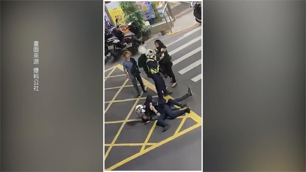醉男插隊起爭議 飆警三字經遭壓制