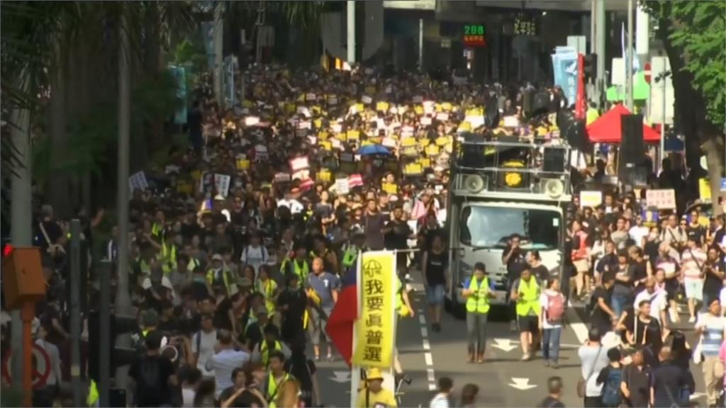 反送中／「捍衛司法、守護真相」！香港人再上街頭