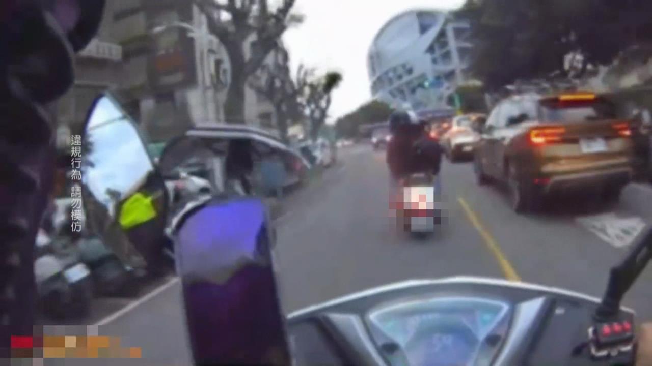 板橋警匪追逐戰！雙載機車拒檢衝撞　通緝犯狼狽落網
