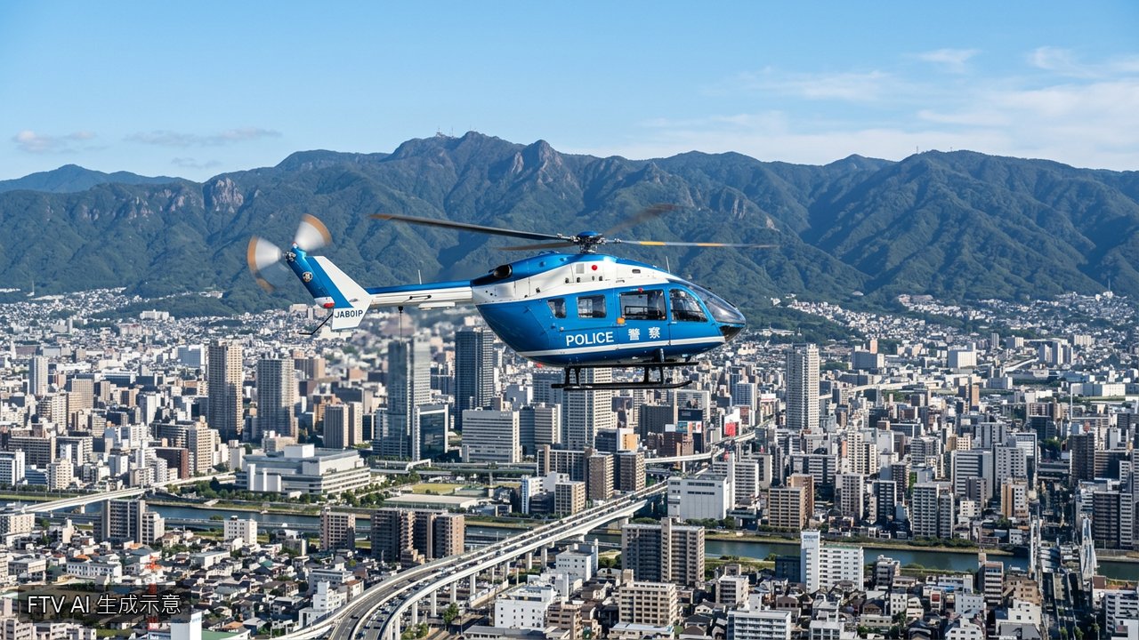 日本愛知縣警啟用Bell 505直升機　創亞太警務首例