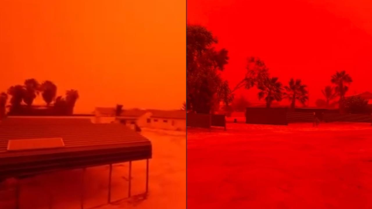 澳洲海灣突現「血紅色天空」！罕見異象瘋傳…專家揭：並非影像特效