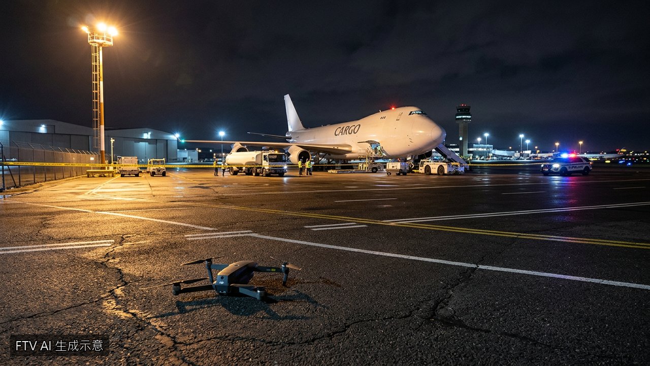德國機場驚見無人機　烏克蘭貨機旁竟藏「爆炸裝置」