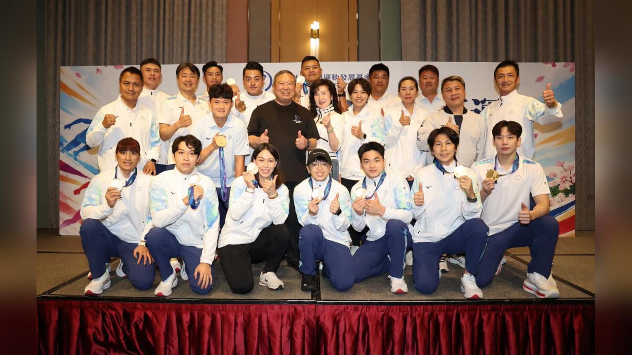 綜合／亞運王冠閎、林郁婷奪金  宏道基金會加碼頒50萬！郭婞淳銅牌獲15萬