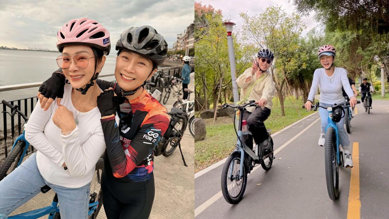 70歲陳美鳳身材不科學！淡江大橋「狂騎23公里」方文琳驚呼：她太厲害