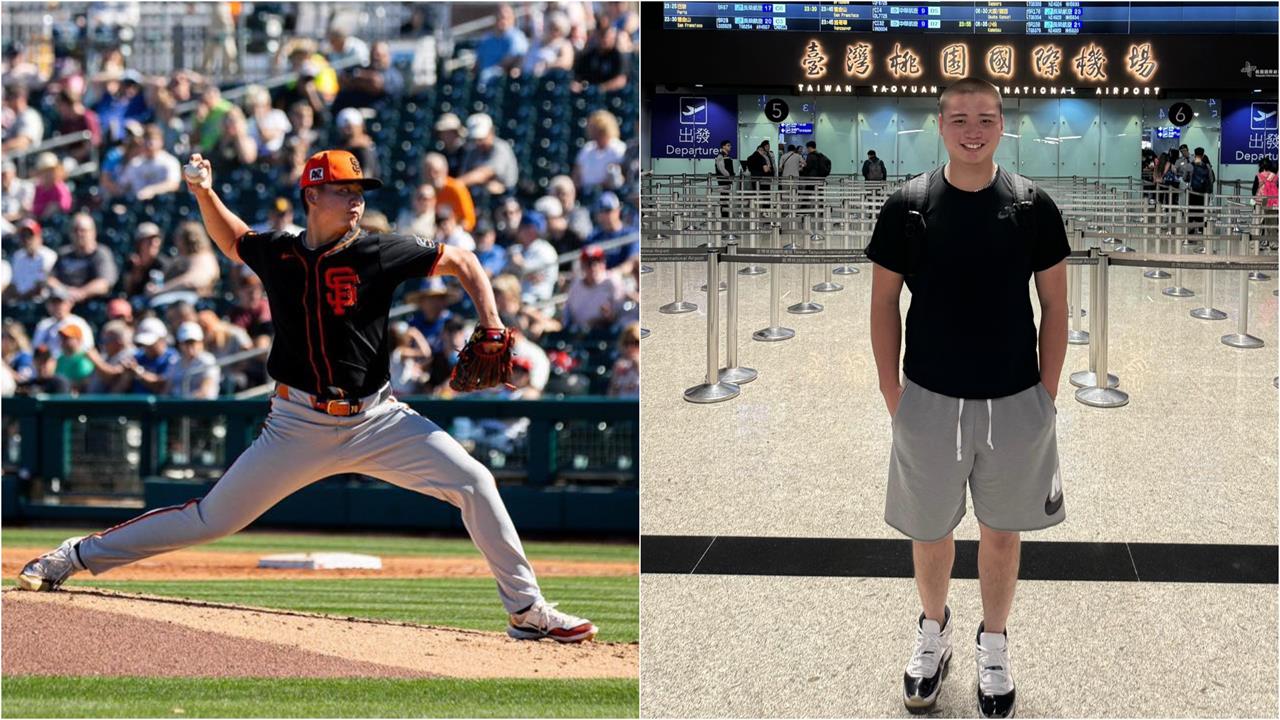 MLB/鄧愷威返美訓練!「休1個月充飽電」輕裝現身桃機 球迷挺:明年站穩大聯盟